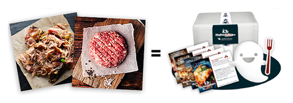 Ready-to-heat and ready-to-cook meal packages